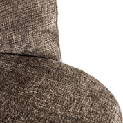 Silla giratoria Zendaya chenilla piedra (Niagara 104 Stone Chenille)
