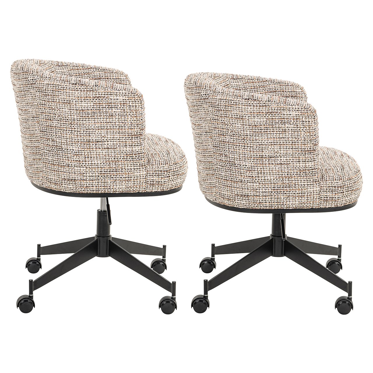 Swivel chair Rochenne with wheels trendy nature (Be Trendy 01 Nature)