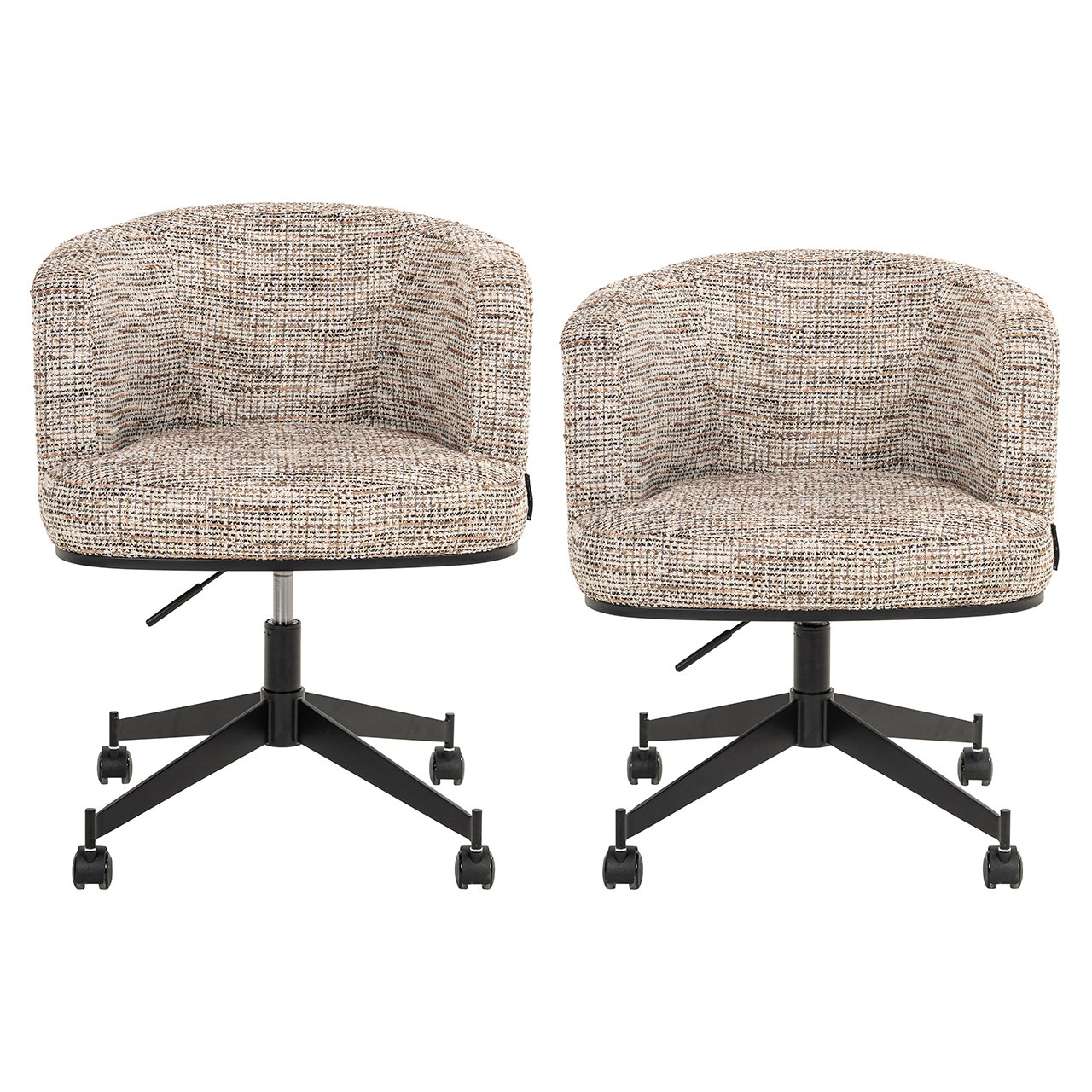 Swivel chair Rochenne with wheels trendy nature (Be Trendy 01 Nature)