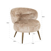 Sillón Sabor oveja naturaleza (Oveja 01 naturaleza)