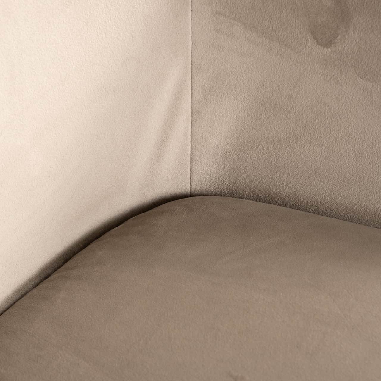 Silla giratoria Lisonne be trendy nature / terciopelo caqui (Be Trendy 01 Nature)