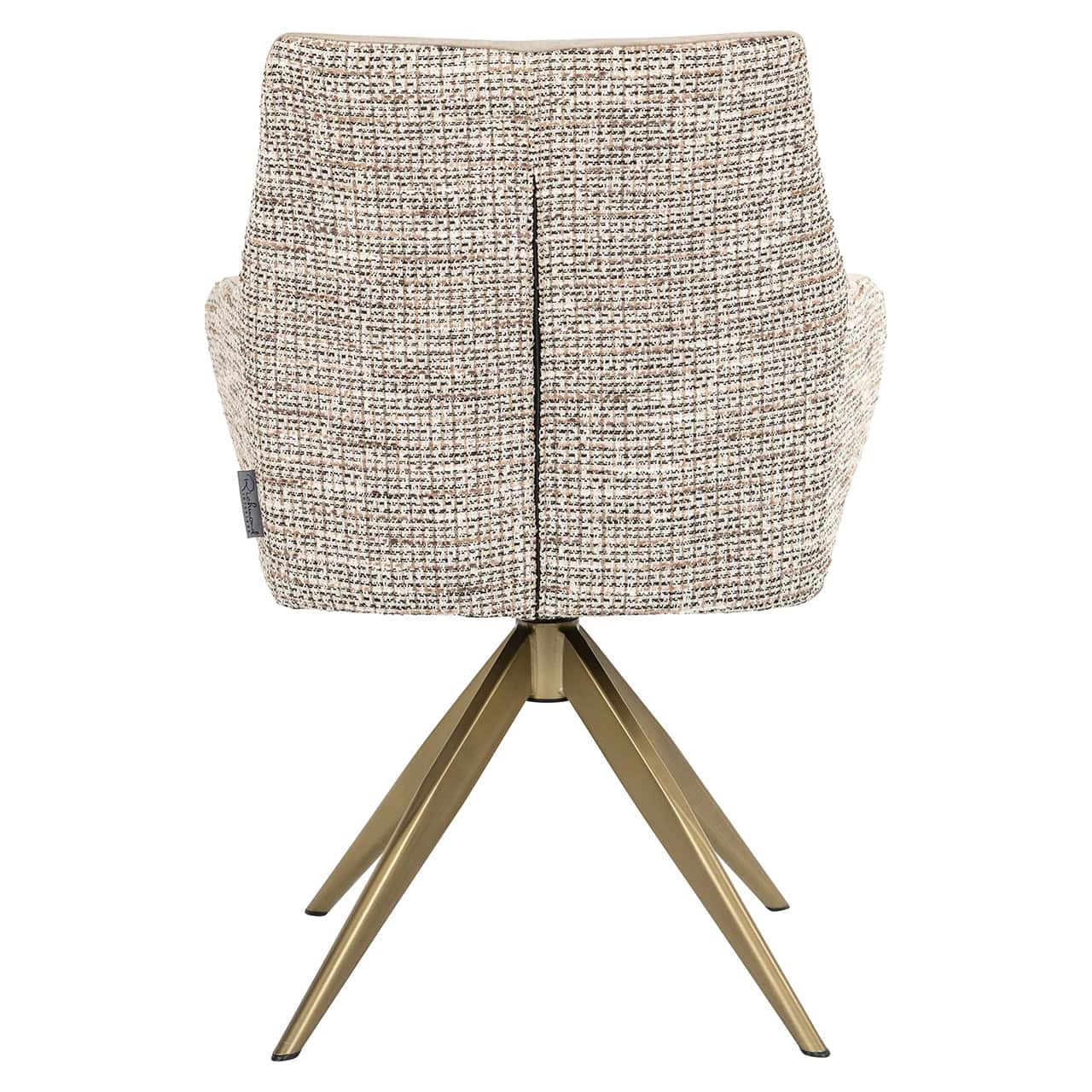 Silla giratoria Lisonne be trendy nature / terciopelo caqui (Be Trendy 01 Nature)