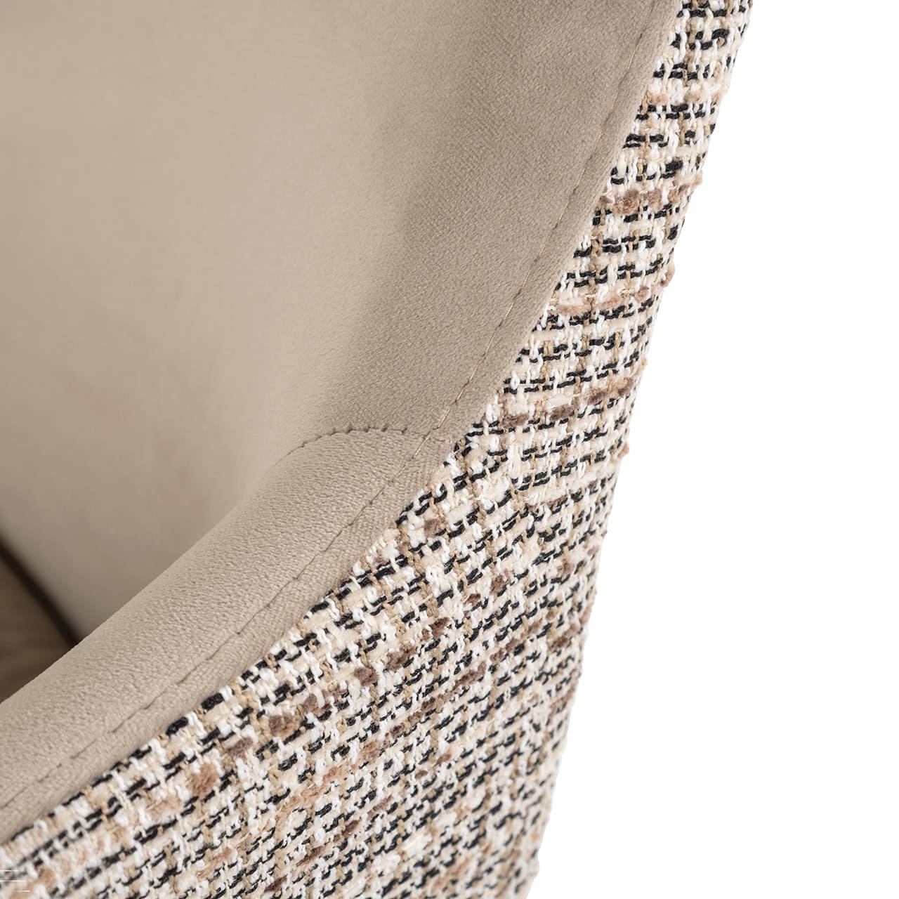Silla giratoria Lisonne be trendy nature / terciopelo caqui (Be Trendy 01 Nature)