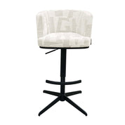 Taburete de bar/mostrador Cheyenne beige graffic (Beige graffic)