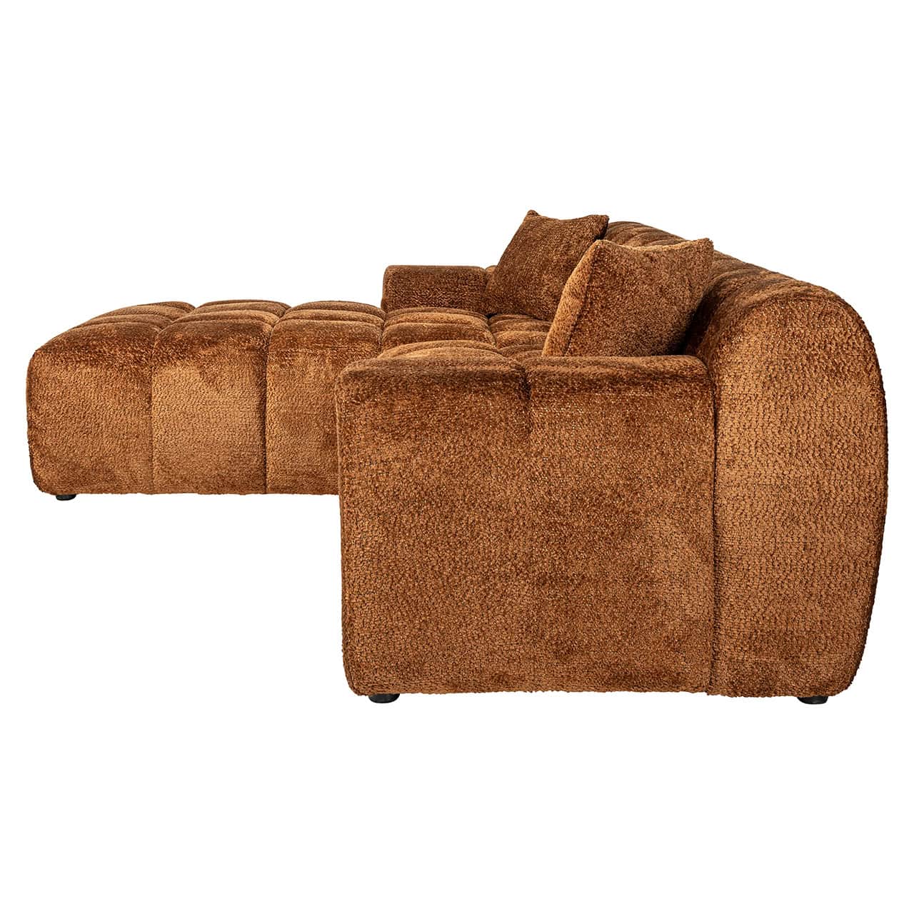 Sofa Cube 3-seater + lounge left (Be Lovely 603 Cinnamon)
