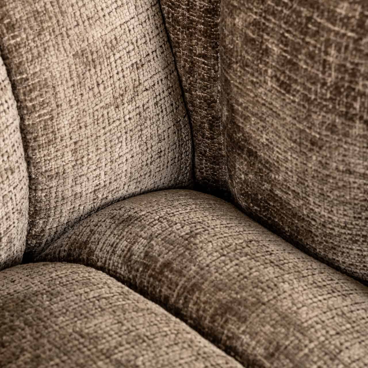 Sillón Beaudy de chenilla de piedra ignífuga (Niagara 104 Stone Chenille)