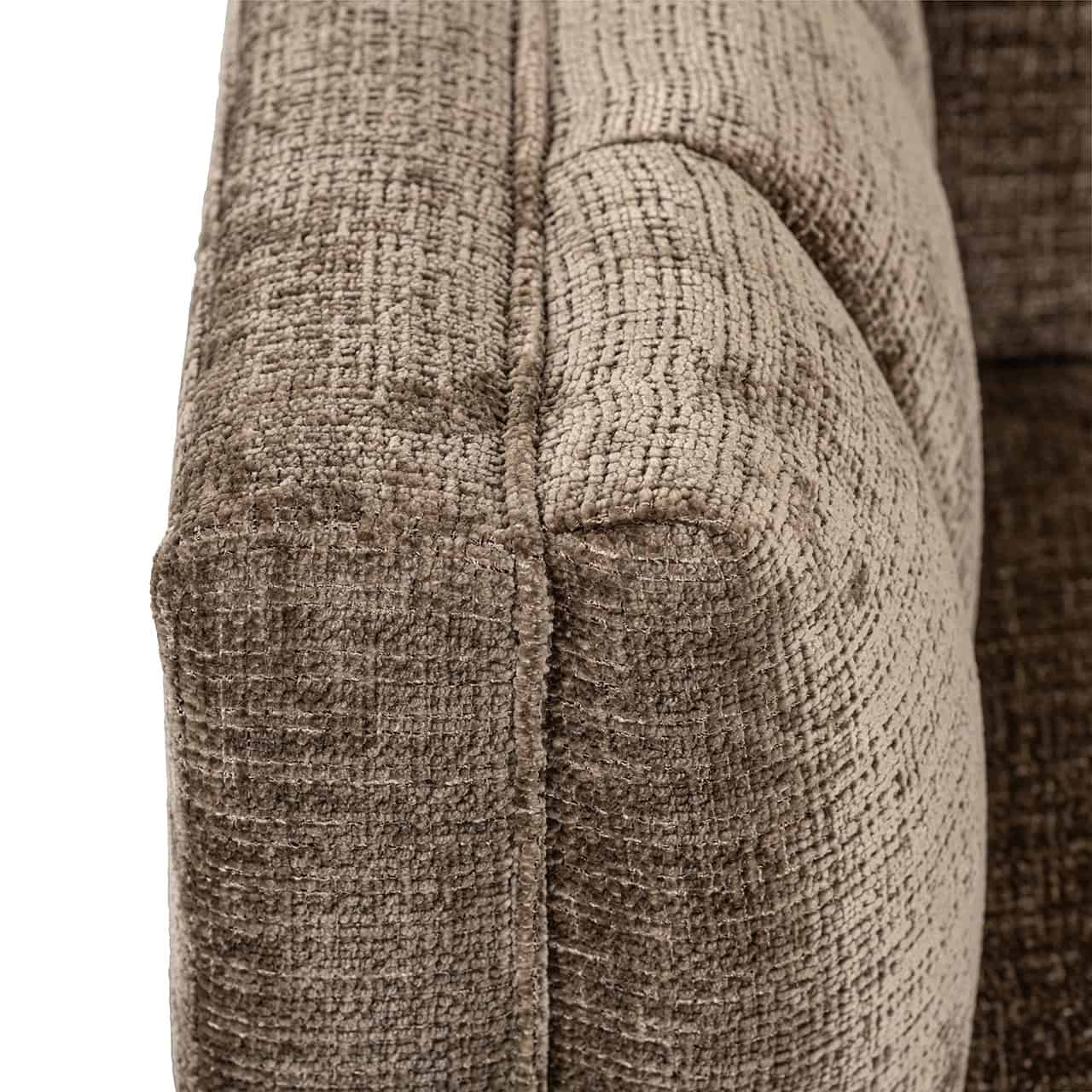 Sillón Beaudy de chenilla de piedra ignífuga (Niagara 104 Stone Chenille)