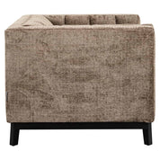 Sillón Beaudy de chenilla de piedra ignífuga (Niagara 104 Stone Chenille)