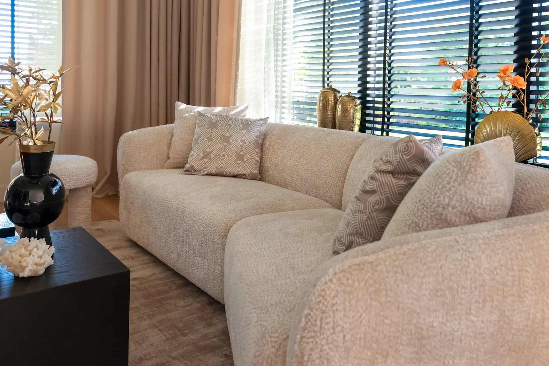 Vase Florence (Black/gold)