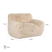Sillón cómodo de arena yakety (Yakety Yak Sand)