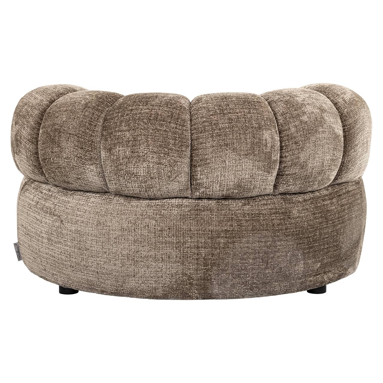 Lounge love chair Penelope stone fire retardant (Niagara 104 Stone Chenille)