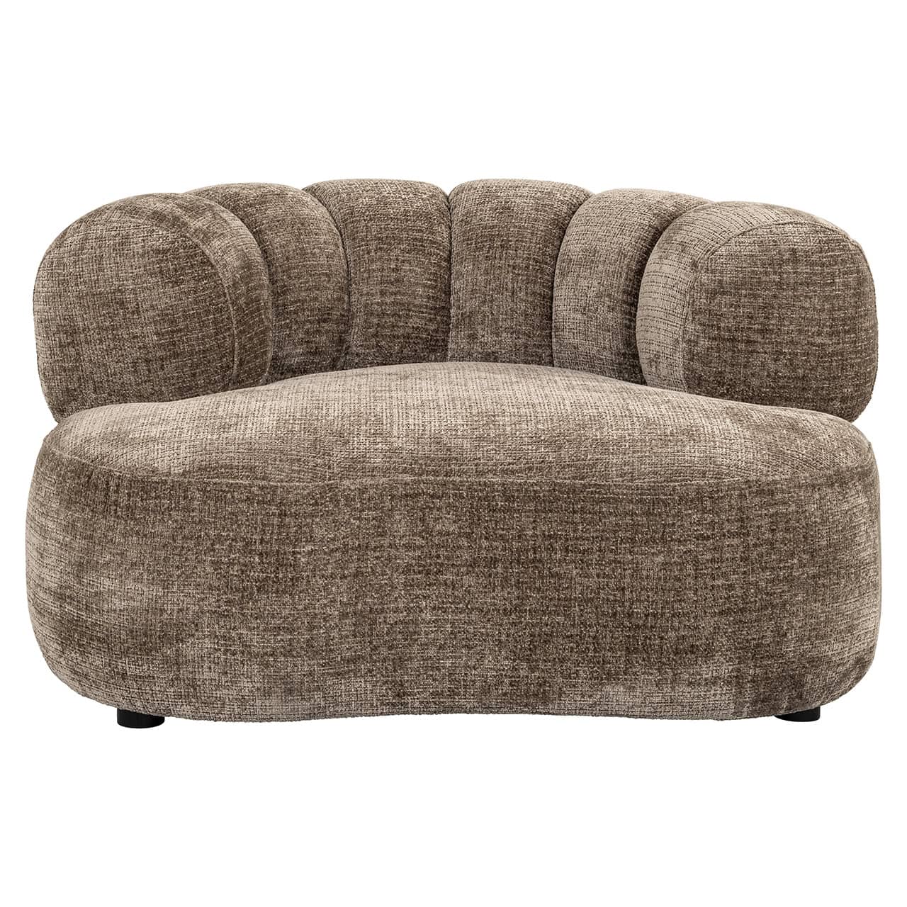 Lounge love chair Penelope stone fire retardant (Niagara 104 Stone Chenille)