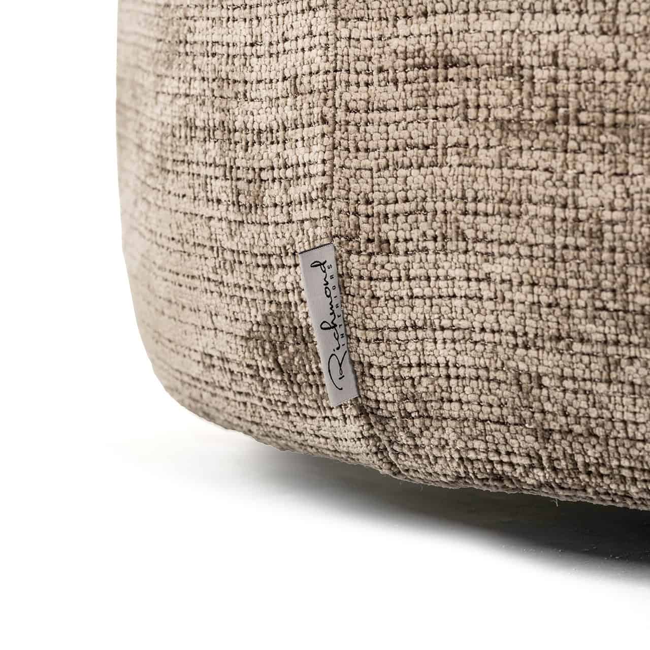 Lounge love chair Penelope stone fire retardant (Niagara 104 Stone Chenille)