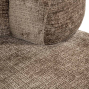 Lounge love chair Penelope stone fire retardant (Niagara 104 Stone Chenille)
