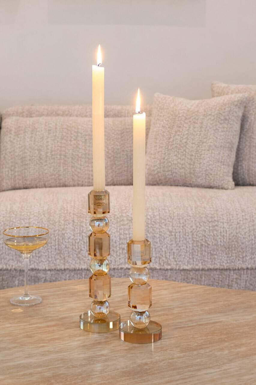 Candle holder Meral small (Brown)