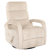 Sillón relax giratorio Denvi chenilla beige (Niagara 902 chenilla beige)