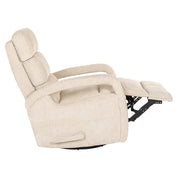 Sillón relax giratorio Denvi chenilla beige (Niagara 902 chenilla beige)