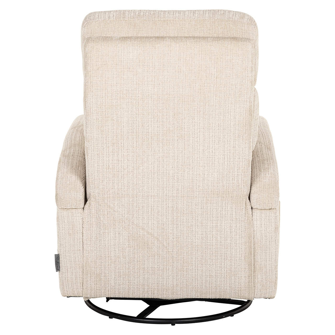 Sillón relax giratorio Denvi chenilla beige (Niagara 902 chenilla beige)