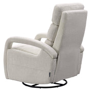 Sillón relax giratorio Denvi chenilla beige (Niagara 902 chenilla beige)