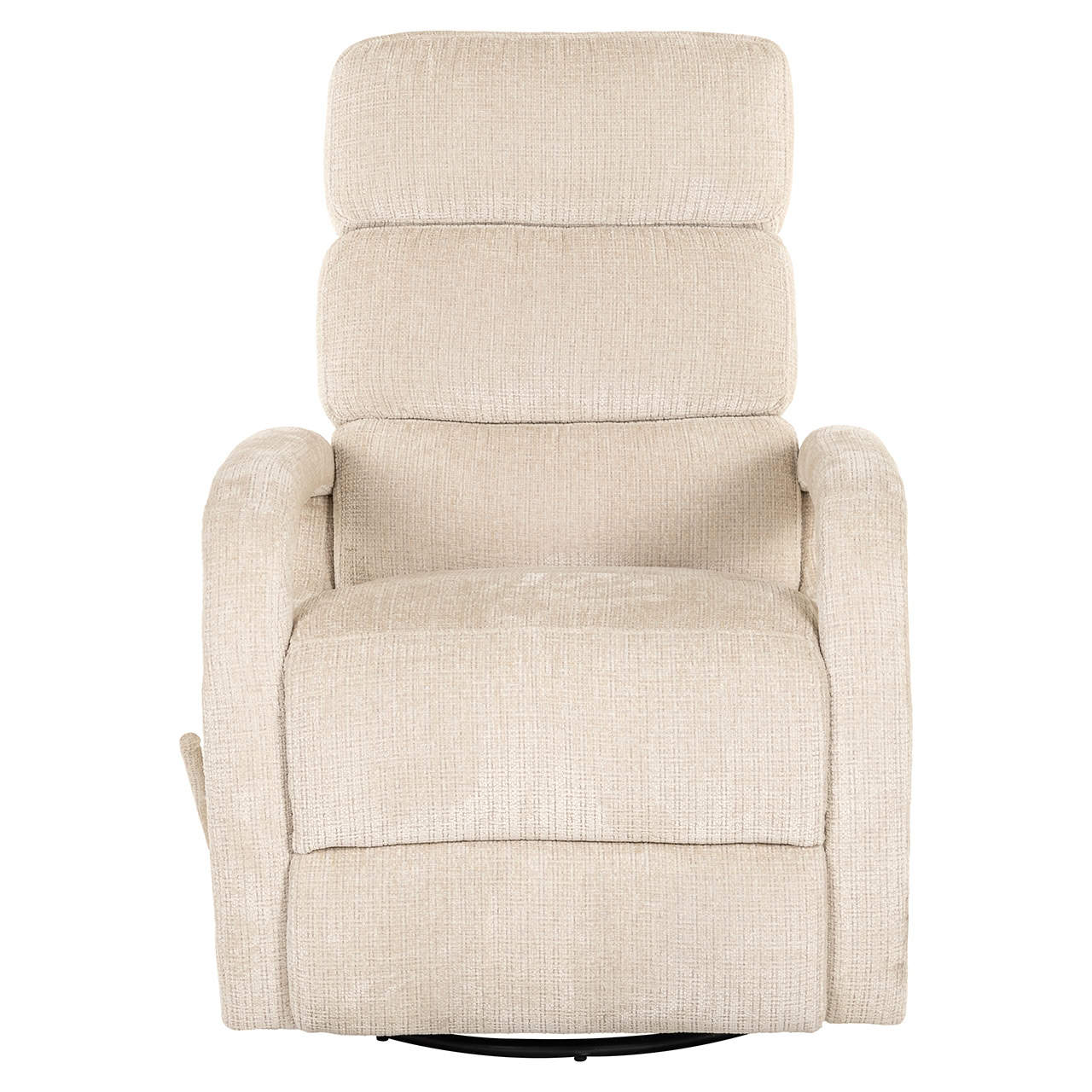 Sillón relax giratorio Denvi chenilla beige (Niagara 902 chenilla beige)