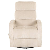 Sillón relax giratorio Denvi chenilla beige (Niagara 902 chenilla beige)