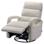 Sillón relax giratorio Denvi chenilla beige (Niagara 902 chenilla beige)