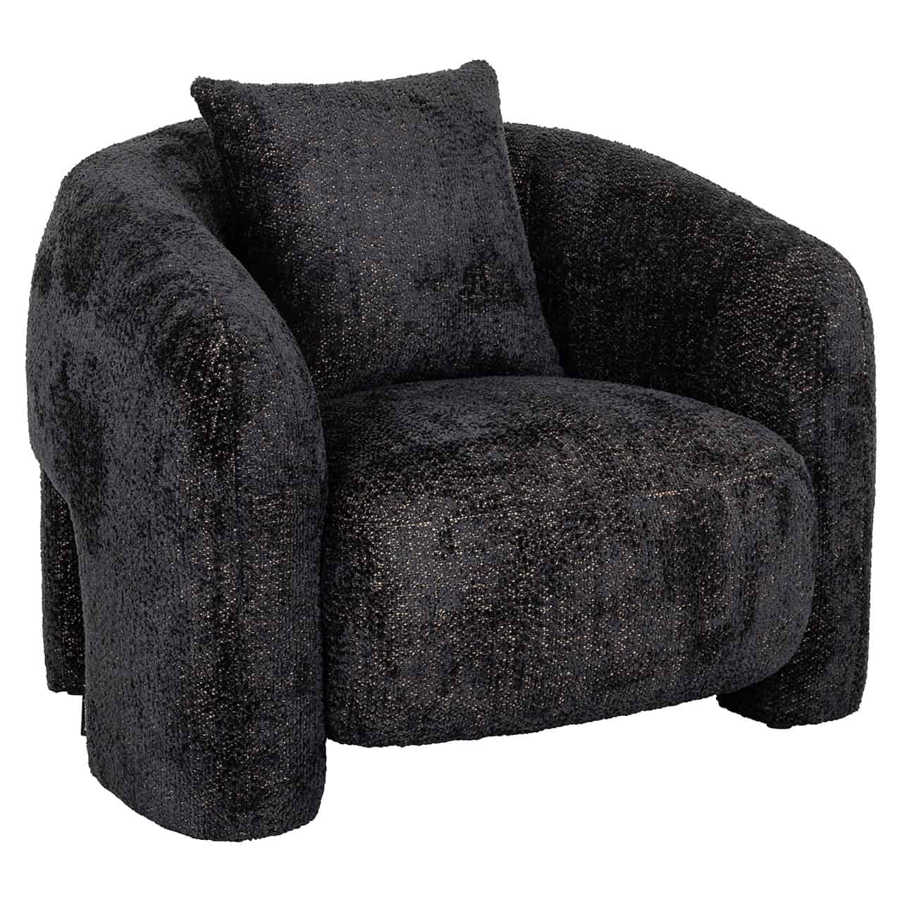 Sillón Milania Lovely negro (Be Lovely 17 Black)