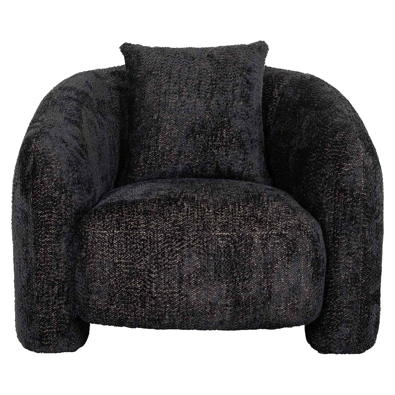 Sillón Milania Lovely negro (Be Lovely 17 Black)