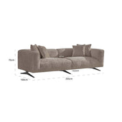 Sofa Hoxton 3-seater (Be Lovely 170 Beige)