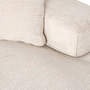 Sofa Santos 2,5-seater + lounge right beige niagara (Niagara 902 beige Chenille)
