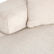 Sofa Santos lounge left + 2,5-seater beige niagara (Niagara 902 beige Chenille)