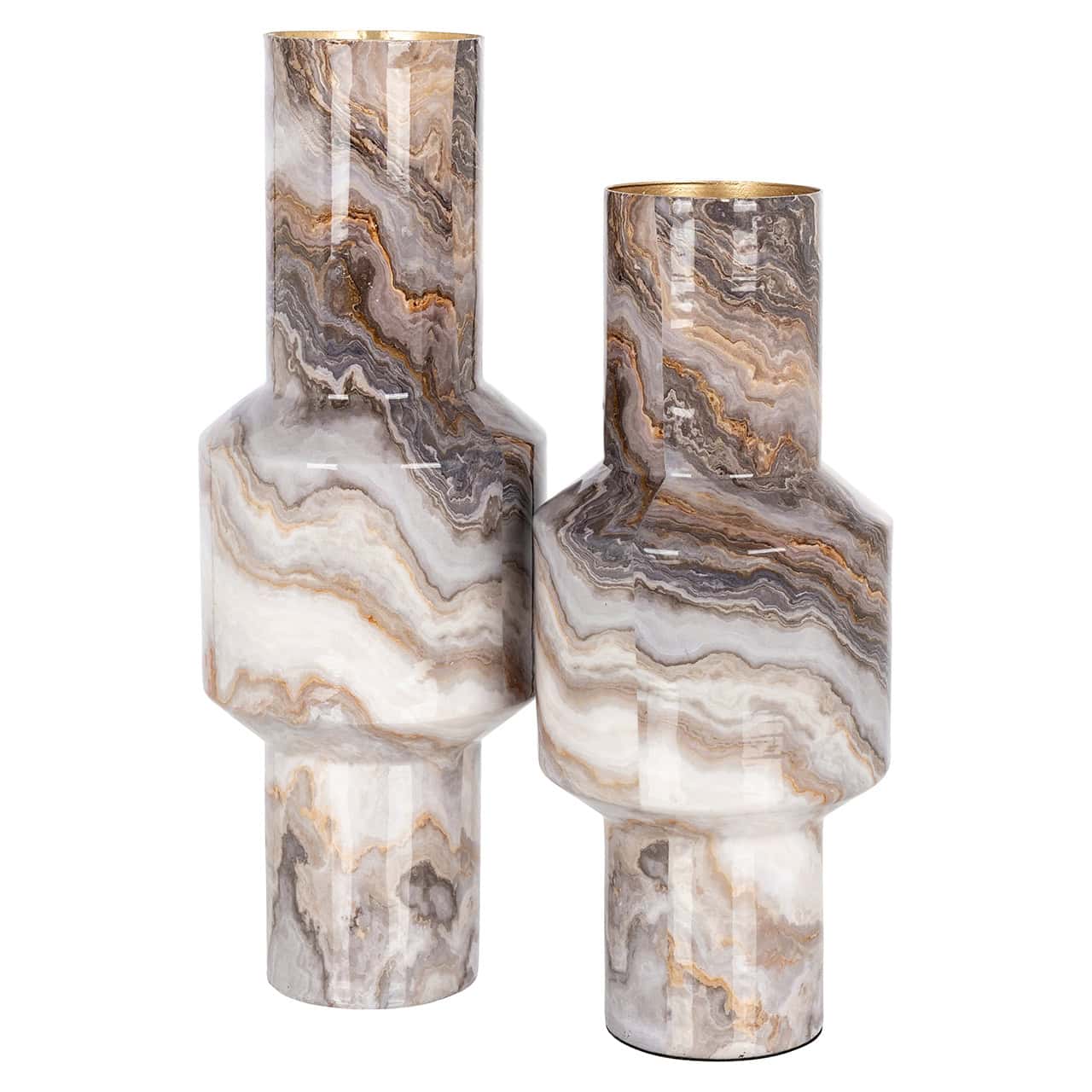 Jarrón Noia grande (Marrón)