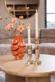 Candle holder Meral small (Brown)