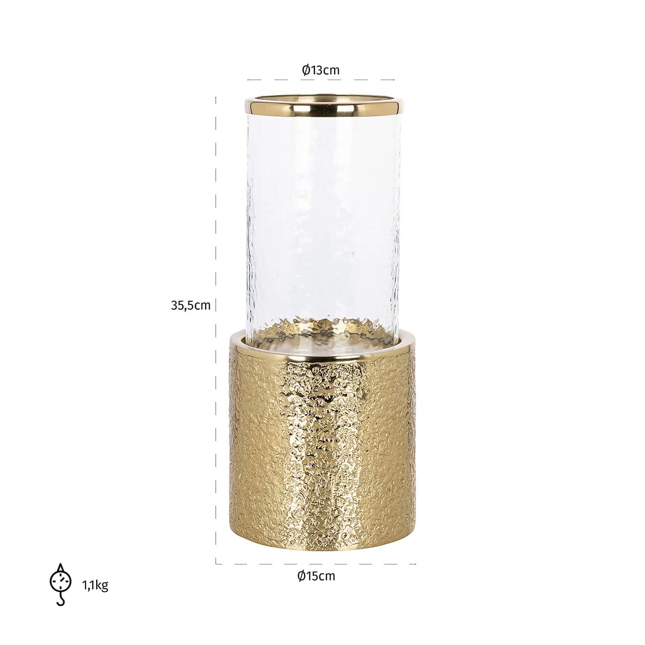 Hurricane Marlou small (Gold)