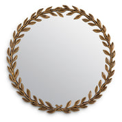 Mirror Duras vintage brass finish