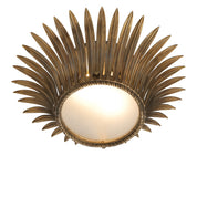 Ceiling Lamp Nuvole vintage brass finish