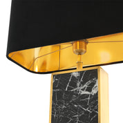 Table Lamp Arrive antique brass finish incl shade