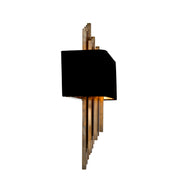 Wall Lamp Caruso vintage brass finish incl shade