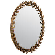 Mirror Duras vintage brass finish