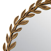Mirror Duras vintage brass finish
