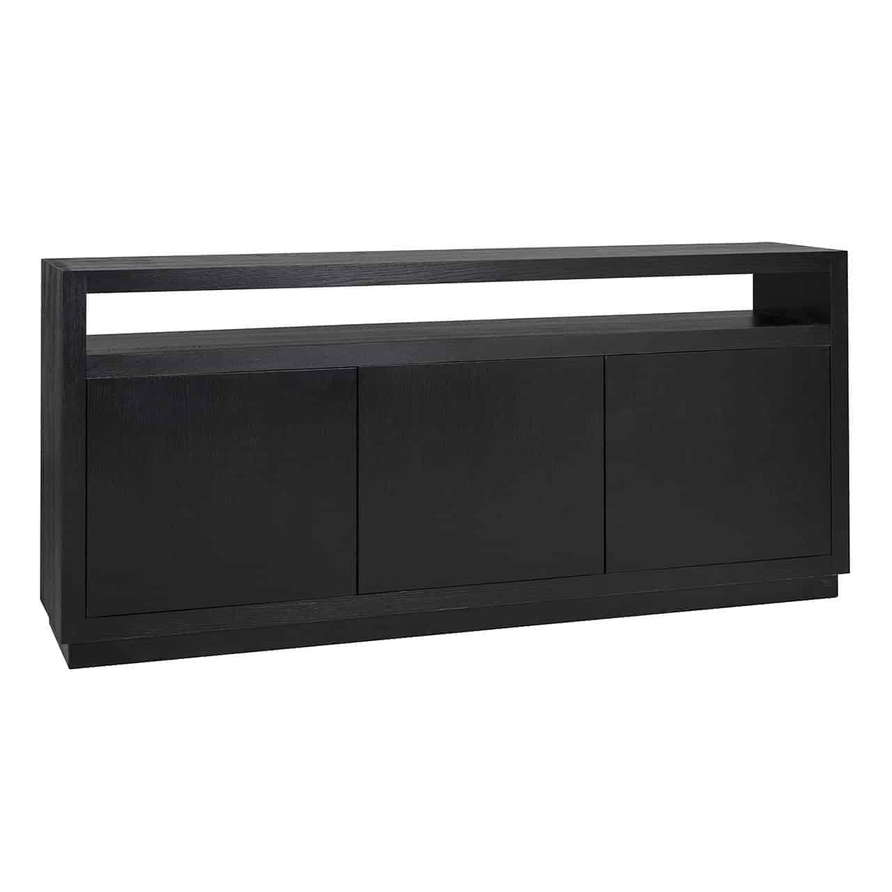 Aparador Oakura 3 puertas (negro)