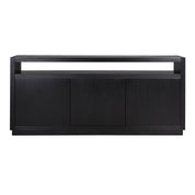 Aparador Oakura 3 puertas (negro)