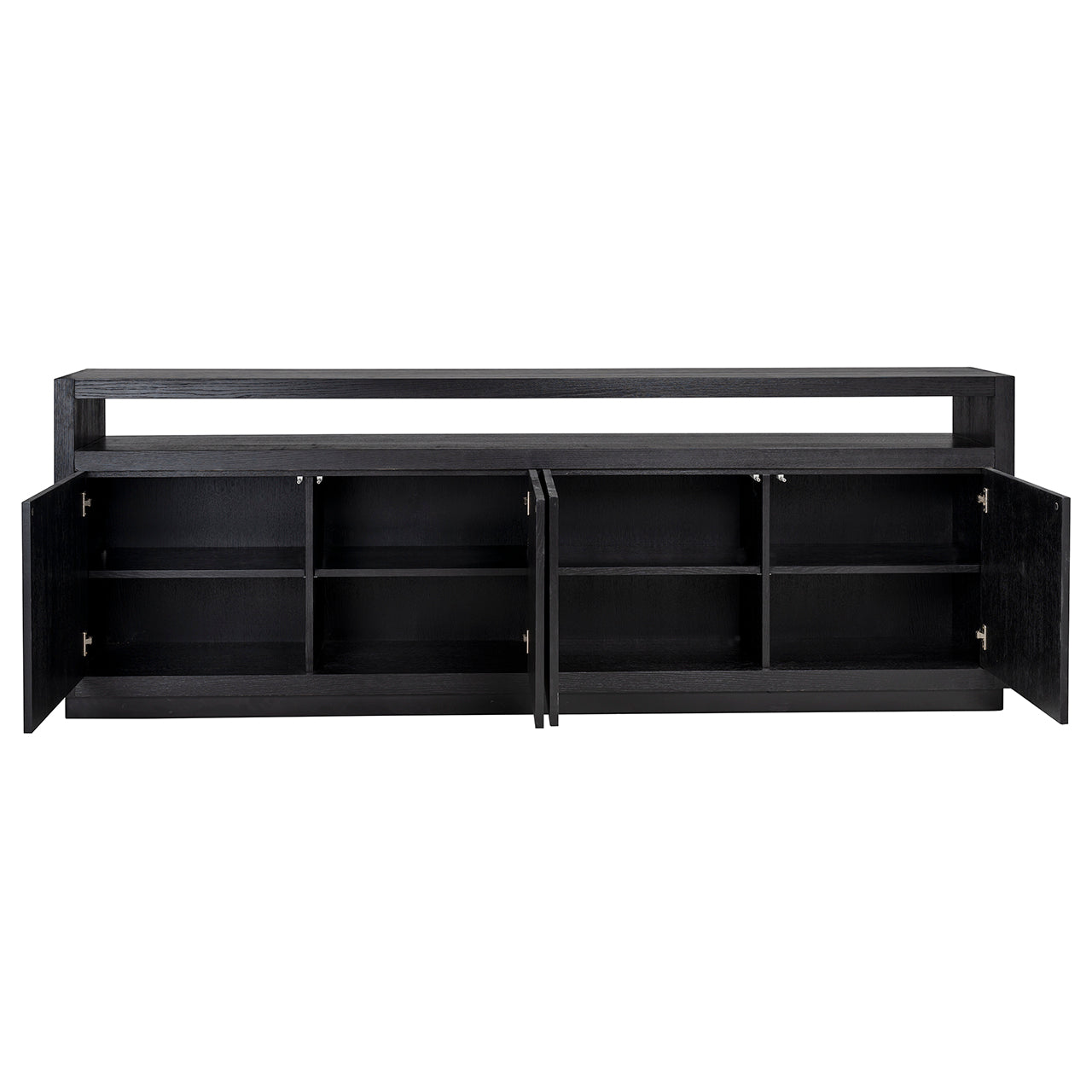 Aparador Oakura 4 puertas (negro)