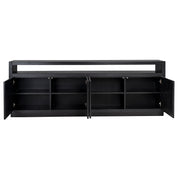 Aparador Oakura 4 puertas (negro)