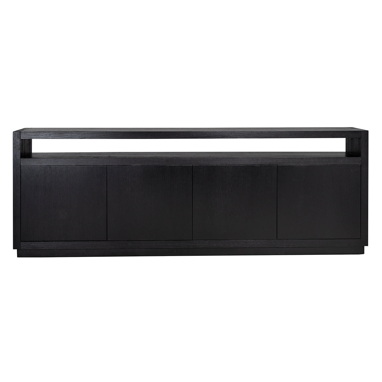 Aparador Oakura 4 puertas (negro)
