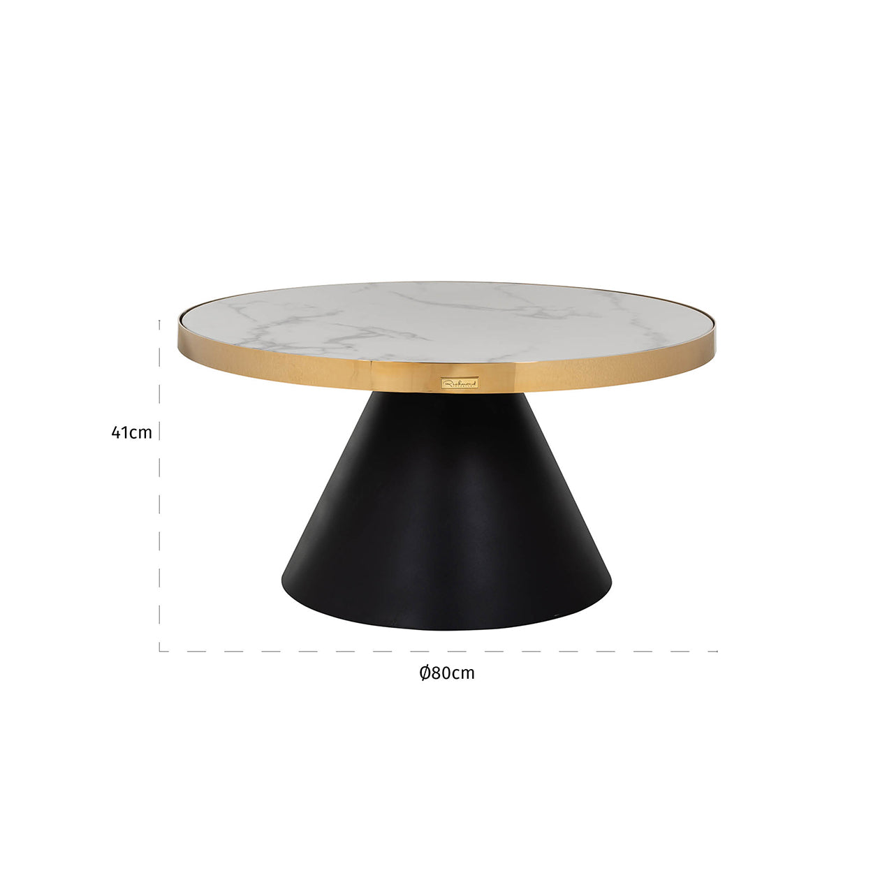 Mesa de centro Odin 80Ø (Oro)