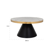 Mesa de centro Odin 80Ø (Oro)