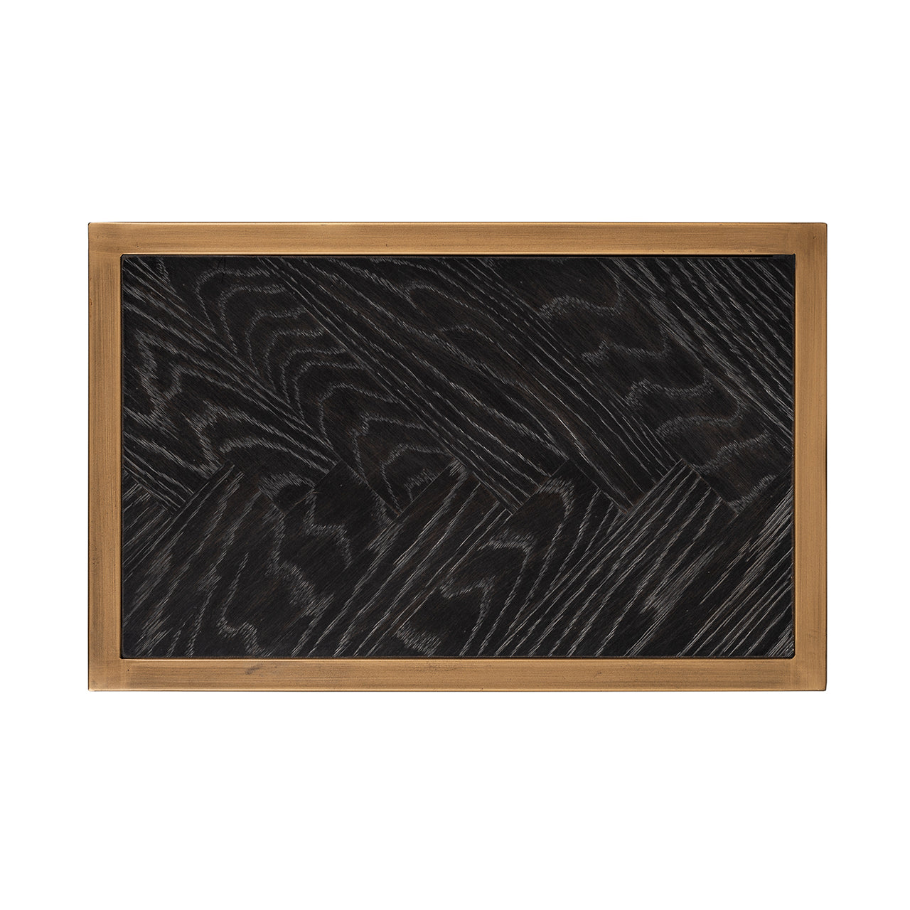 Mesa de sofá Blackbone latón (Negro rústico)