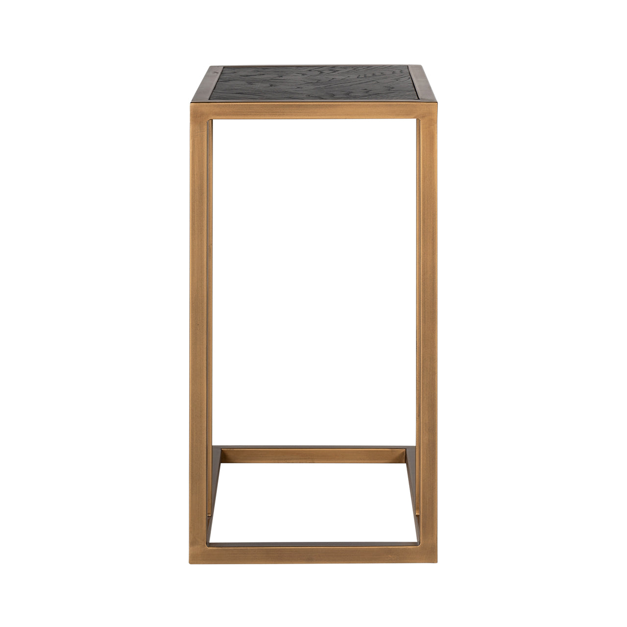Mesa de sofá Blackbone latón (Negro rústico)