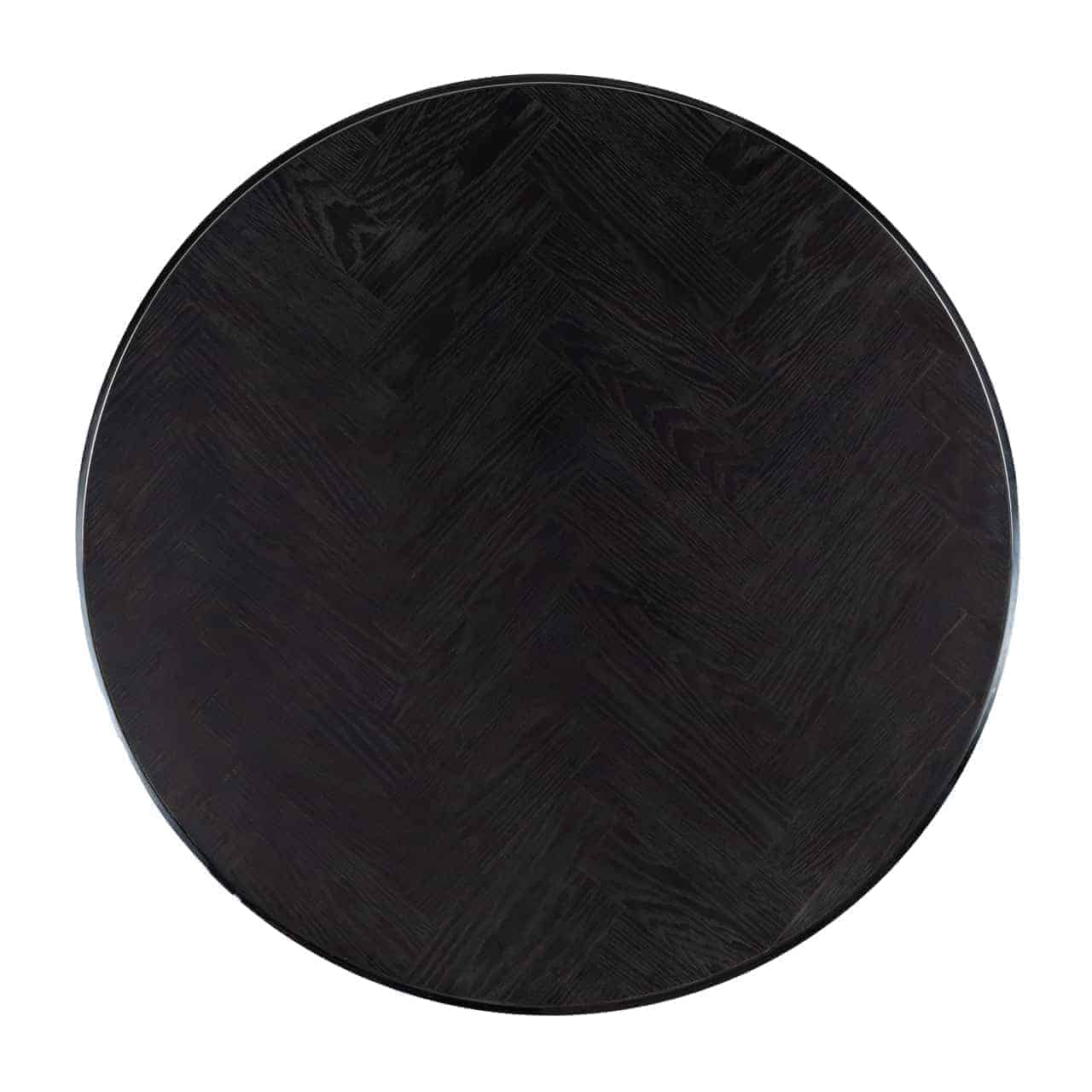 Mesa de centro Blackbone plateada, juego de 2 (negro rústico)